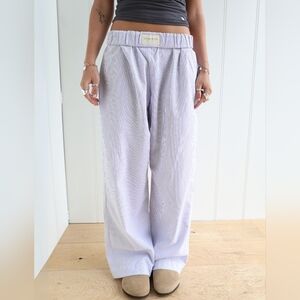 Studio Seven Designs Blue Striped Lila Lounge Pants